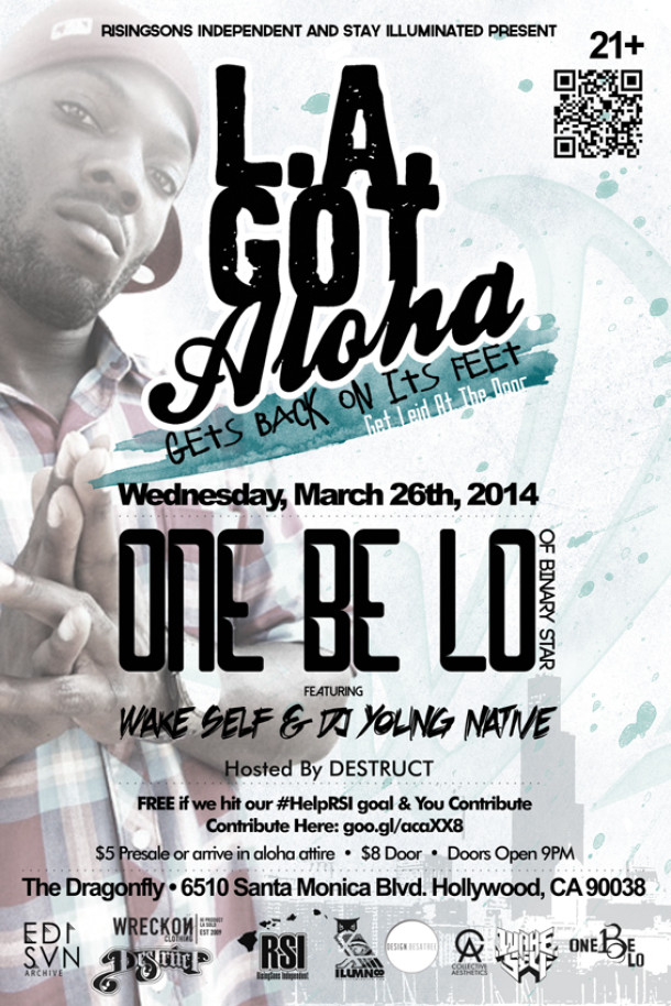 One Be Lo Of Binary Star Headlines The First LA Got Aloha Of 2014