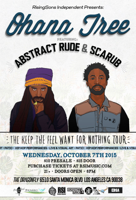 Abstract Rude & Scarub To Headline Ohana Tree, October 7th