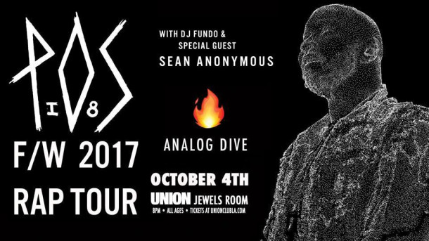 Analog Dive Opens for P.O.S Tonight!